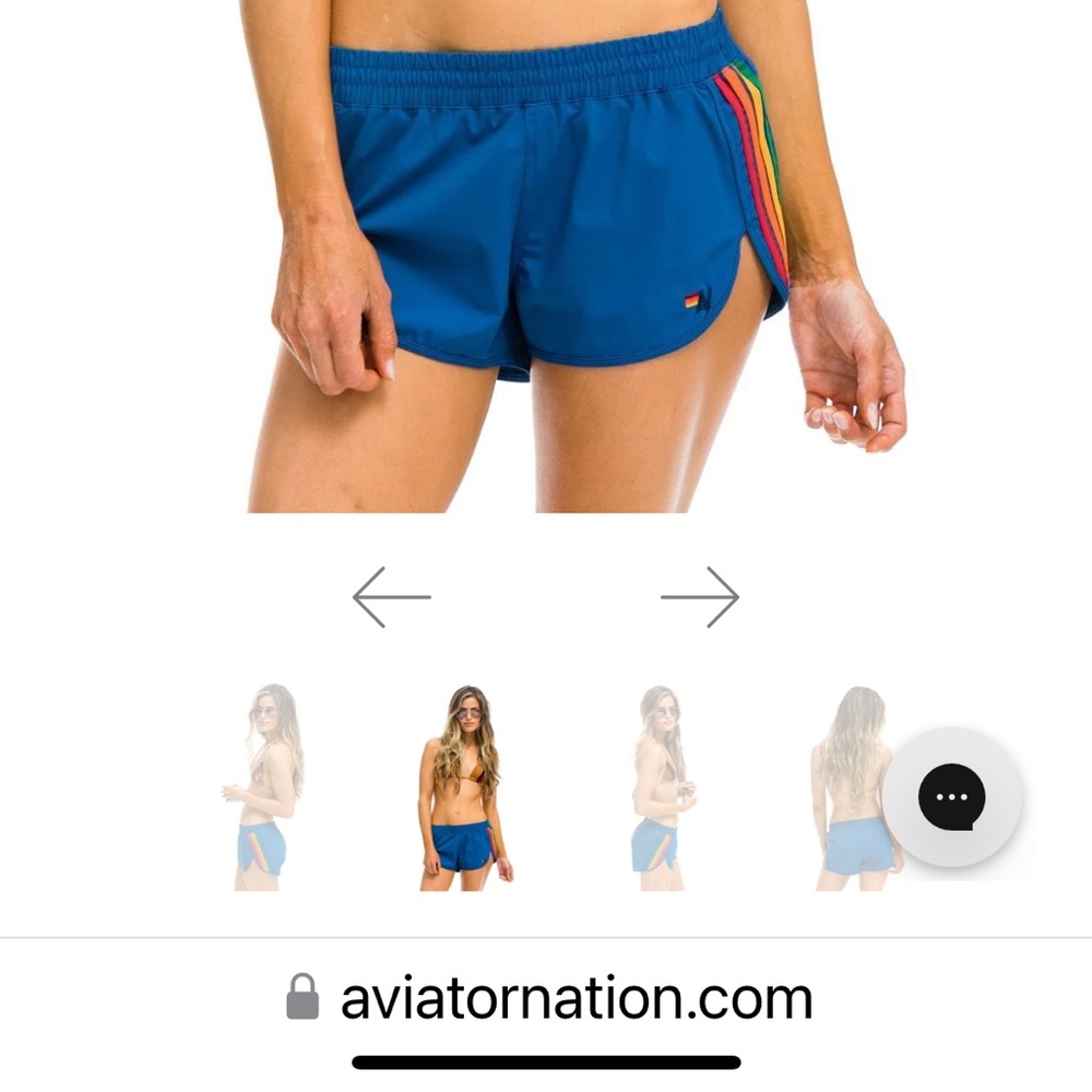 🆕 AVIATOR NATION 5 STRIPE FLEX BOARD Sea W/ RAINBOW Size xs